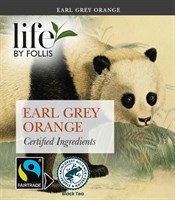 Earl Grey Apelsin Svart te Life by Follis Rainforest Fairtrade 6 x20p